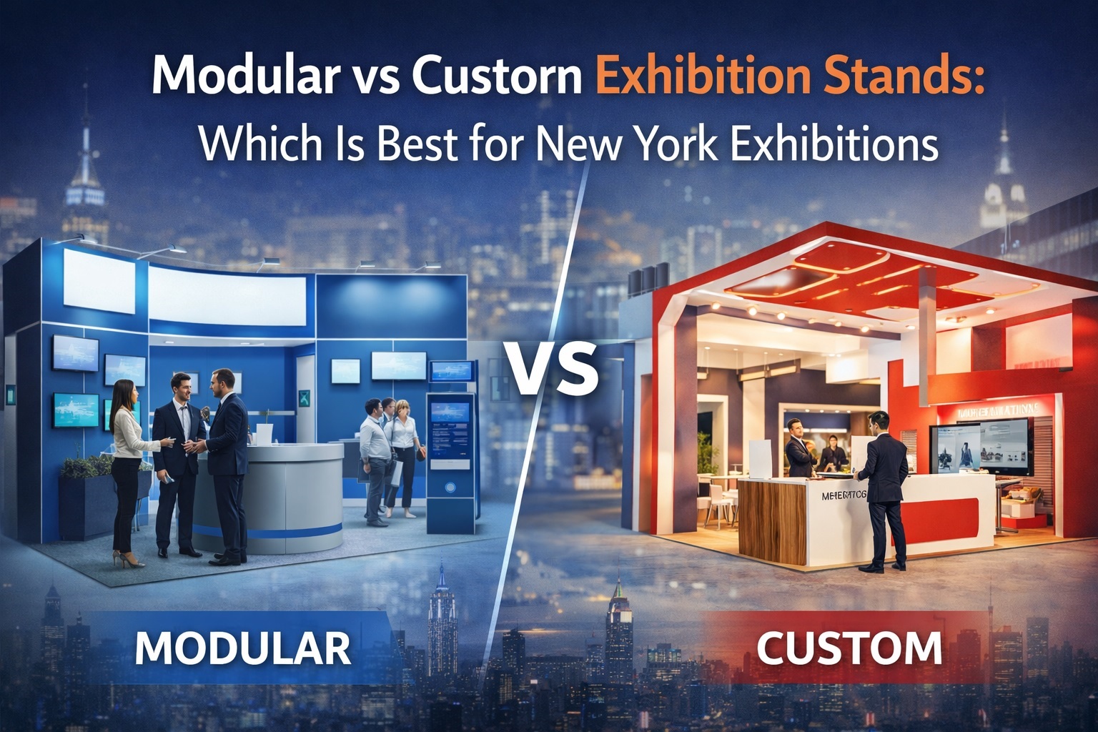 Modular vs Custom Exhibition Stands: Which Is Best for New York Exhibitions?